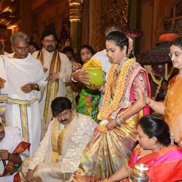 Balakrishna's daughter Tejaswini weds Sribharat