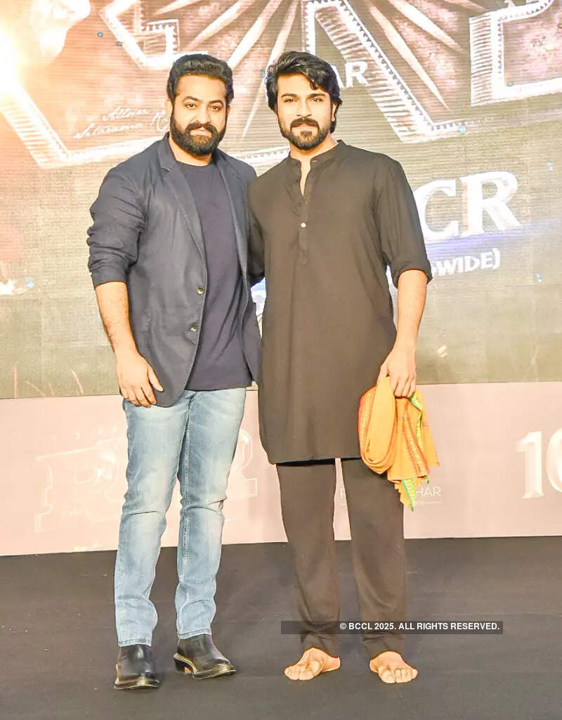 RRR success party: Jr NTR, Ram Charan, Palak Tiwari, Huma Qureshi & other stars dress up for the grand event