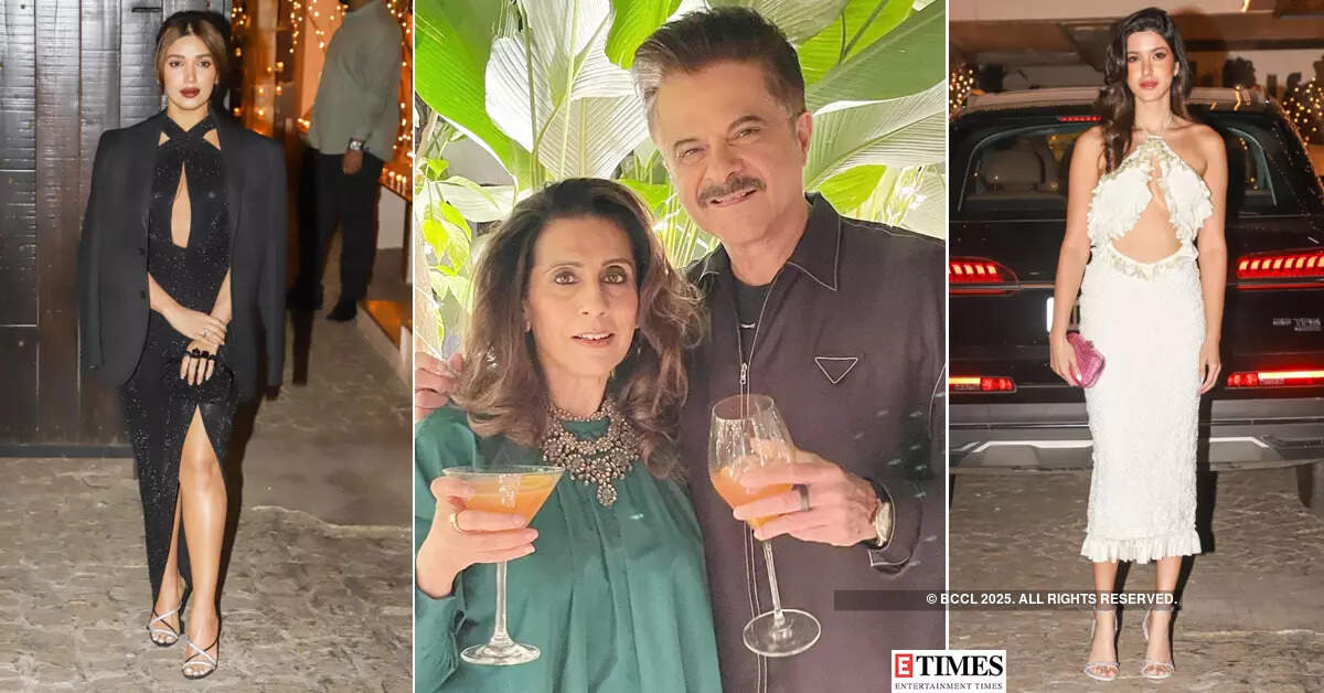 Inside Anil Kapoor's 66th birthday party with Janhvi Kapoor, Bhumi Pednekar, Khushi Kapoor, Shanaya Kapoor & others