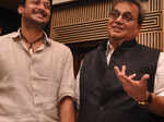 Jisshu Sengupta and Subhash Ghai during the premiere