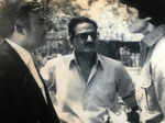 Amitabh Bachchan with Sanjeev Kumar